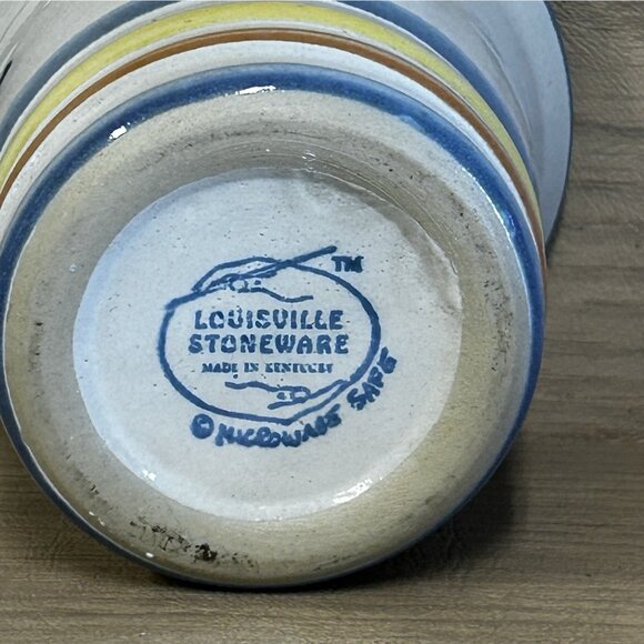 Louisville Stoneware Punch Cup 6 Geese A Laying 12 Days of Christmas Mug - Picture 6 of 6